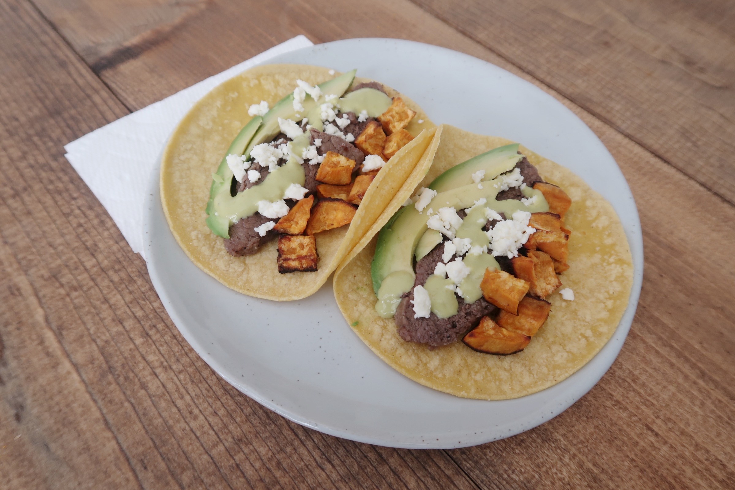 Dinner: Flank Steak Sweet Potato Tacos image